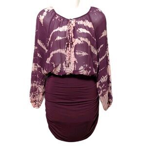 NWT GYPSY 05 Silk Bamboo Tie Dye Dress S